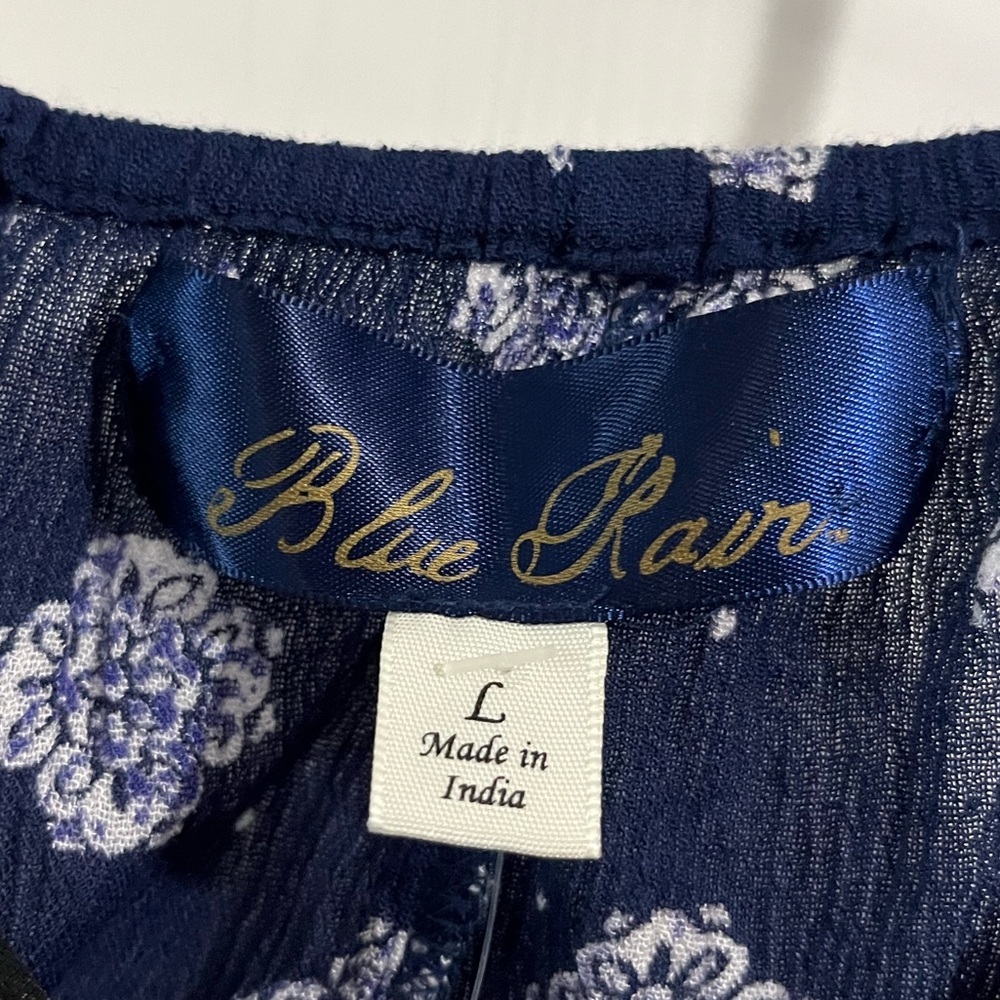 Blue Rain Navy Patterned Camisole - image 4